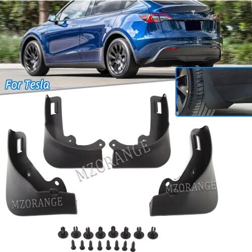 Car Mudflaps Mud Flaps For Tesla Model Y 2021 Car Mudflaps Mud Flaps For Tesla Front Rear Fender Protector