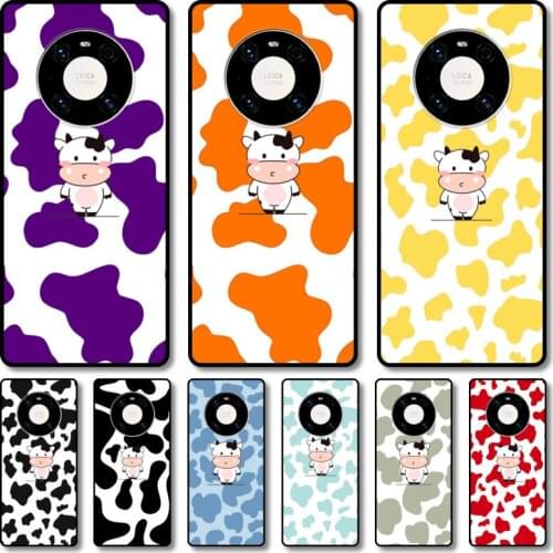 Lovely cows Phone Case For Huawei mate 40 30 10 20 40 8 9 Lite Z Pro RS black cell shell