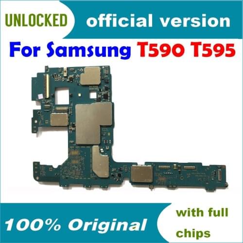 For Samsung Galaxy Tab A SM-T590 SM-T595 T590 T595 T597 16GB motherboard Mainboard Logic Board Circuits card fee Flex Cable