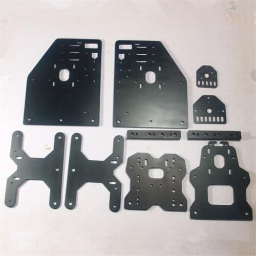 Openbuilds OX CNC milling machine black android Aluminum NEW UPDATED VERSION Gantry Plates full kit/set Threaded Rod Plates