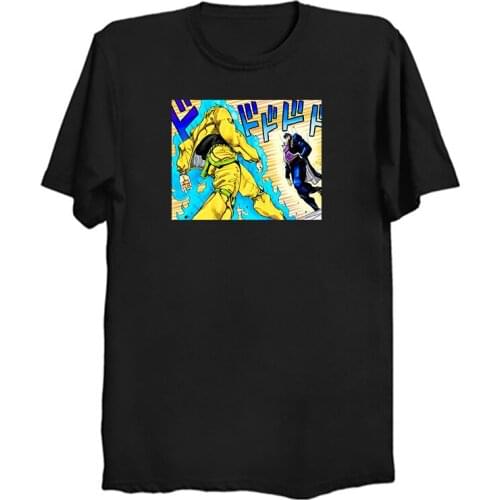 Jojo Bizarre Adventure T Shirt Men T-shirt Anime Cool Graphic Print Japan 2021 Summer Short Sleeve Soft Tee Top