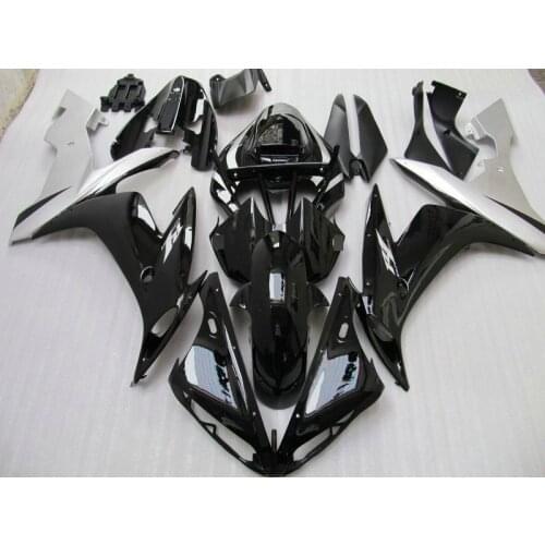 Compression Mold Fairing kit for YZFR1 04 05 06 YZF R1 2004 2005 2006 YZF1000 Silver gloss black Fairings+7gifts YN18