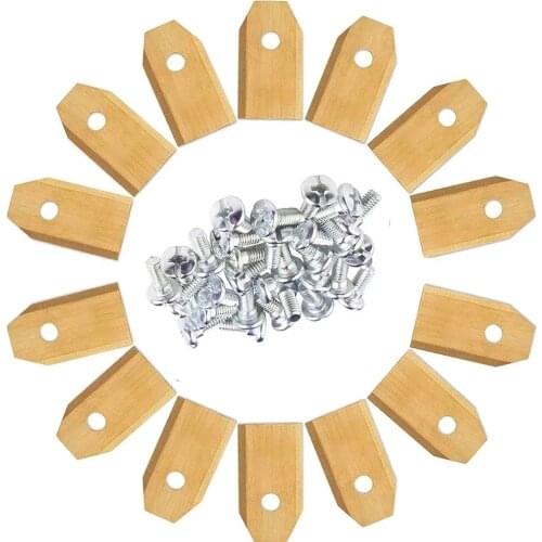 35*18*0.45mm Trimmer Blade Lawn Mower Grass Replacement Trimmer Cutter Piece For Husqvarna Automower Gardena Robotic Lawnmower