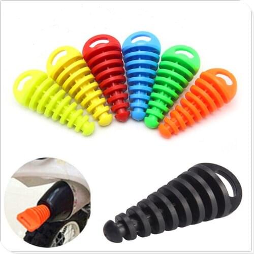 Motorcycle Motocross Exhaust Silencer Muffler Wash Plug Pipe Protector for KTM DUKE SMR SMT 990 SupeR RC125 125 1290
