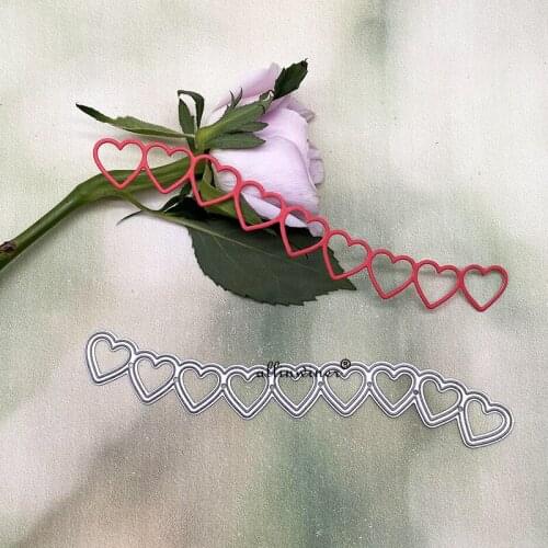 New love lace edge decoration DIY Craft Metal Cutting Die Scrapbook Embossed Paper Card Album Craft Template Stencil Dies