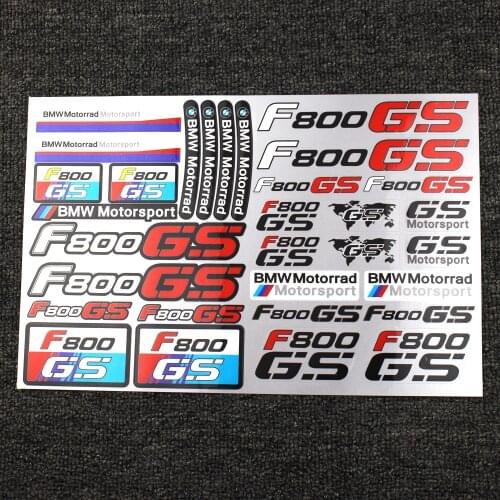 New Reflective Rim Waterproof Tire Suitcase Notebook for Bmw F800GS Adventure World Mondo MOTO Logo F800GS Sticker