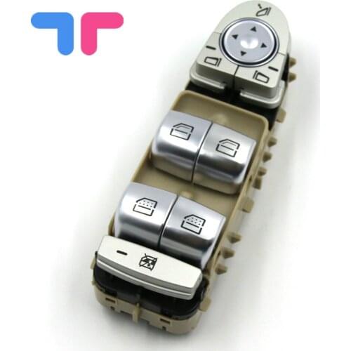 OEM 2139054803 Power Window Switch Beige (White Light) For Mercedes-Benz W213 E CLASS 2E300 E43 017 Front