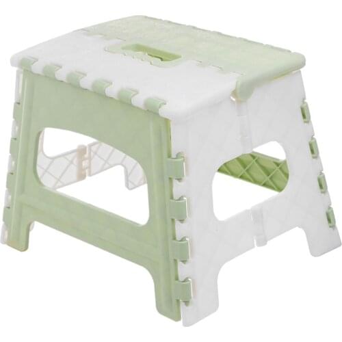 Portable Folding Step Stool Plastic Step Stool Non Slip Folding Stools for Kitchen Bathroom Bedroom