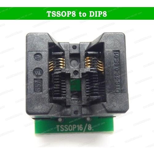 TSSOP8 to Dip8 IC Porgrammer Adapter Socket for TL866A/TL866CS/TL866II PLUS Universal Programmer