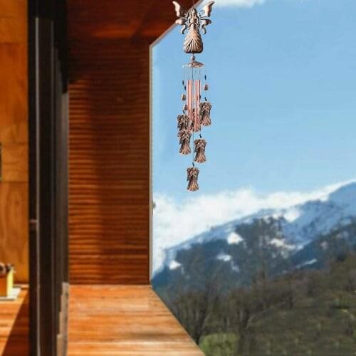 Retro Angel Wind Chimes Garden Balcony Pathway Tree Outdoor ing Decor