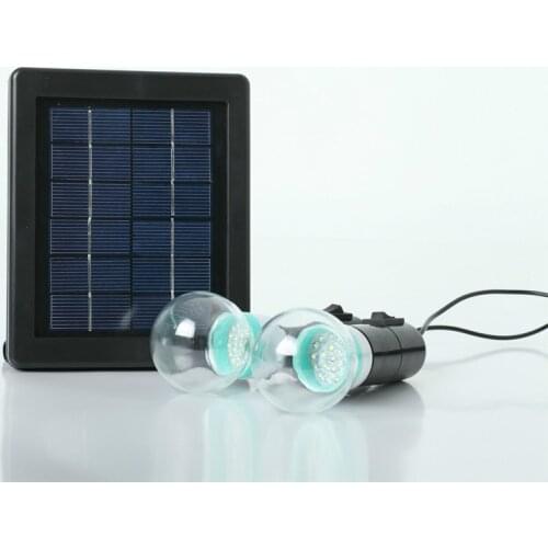 Solar tent light Home emergency led indoor bright garden light 2 lamp Lighting system