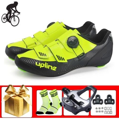 Cycling Shoes Road Sapatilha Ciclismo Ultra-light Breathable Riding Bicycle Sneakers Add SPD-SL Pedals Wear-resistant Footwear