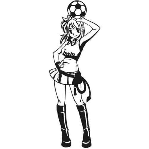 Pegatina FAIRY TAIL Lucy Sticker Anime Cartoon Car Decal Sticker Vinyl Wall Stickers Decor Home Decoration