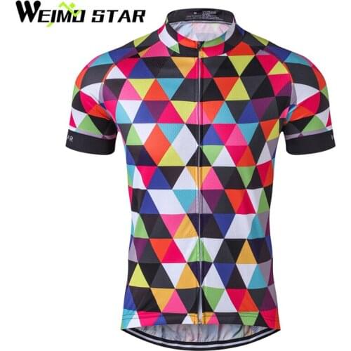WEIMOSTAR Team Mens Cycling Jersey Riding Tops Maillot Cycling Clothing Ropa Ciclismo Short Sleeve MTB Bike Jersey Shirts