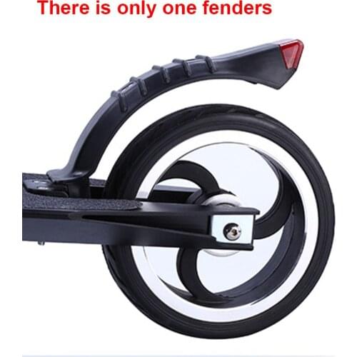 5.5 Inch Rear With Tail Light Practical Foot Brake Electric Scooter F ender Easy Install Durable Safe Carbon Fiber Protective