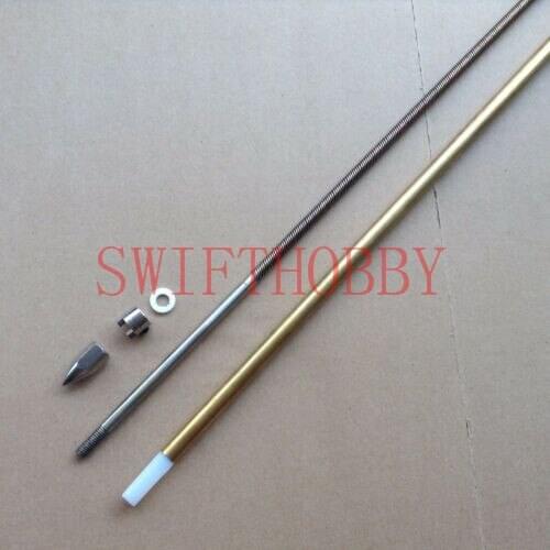 1/4" X 690mm flex cable shaft drive dog prop nut for gas nitro rc boat