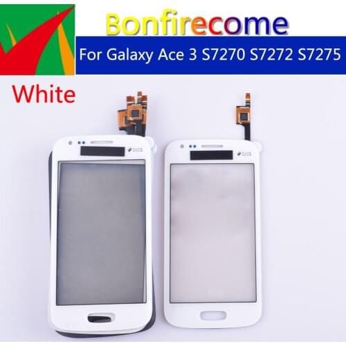 10pcs\lot For Samsung Galaxy Ace 3 S7270 S7272 S7275 Touch Screen Panel Sensor Digitizer Front Glass Outer Lens Touchscreen