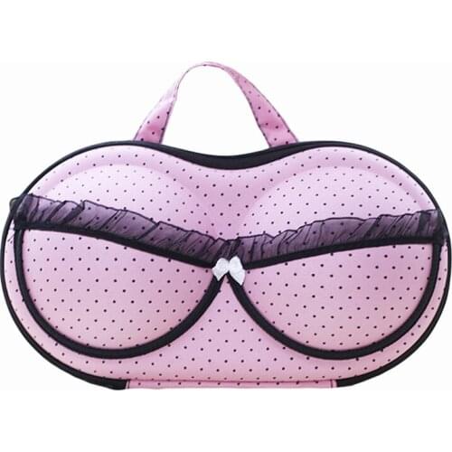 13PCS / LOT Large Capacity Travel Underwear Storage Bag Portable Cute Underwear Lidded Storage Box Bra Organizer