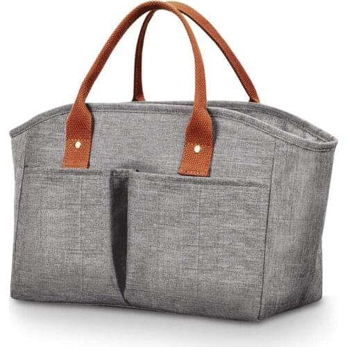 300D cationic lunch box insulation bag fashion outdoor camping lunch bag waterproof thick Large capacity picnic bag