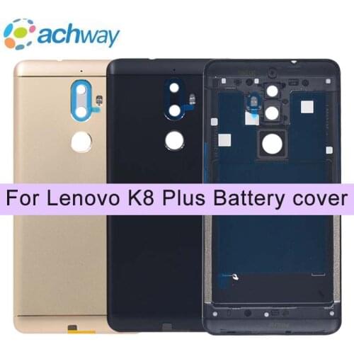 5.2" For Lenovo K8 Plus Back Battery Cover Door Rear Glass Housing Case ForFor Lenovo K8 Plus Battery Cover