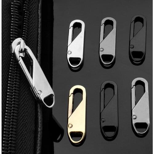 5PCS Detachable Zipper Head Accessories Repair Bag Clothing Universal Zipper Head Buckle Zipper Pendant
