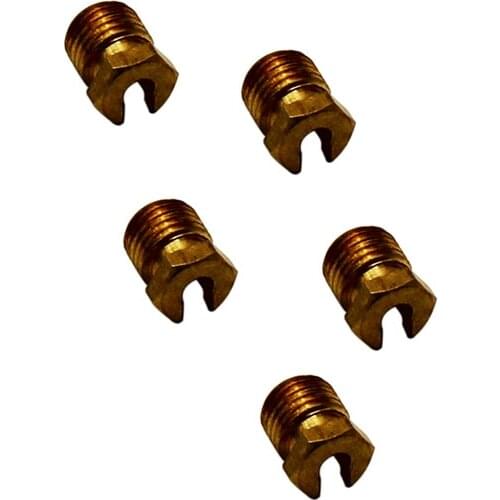 5 PCS Universal Nuts M9 * 1 Slotted Nuts