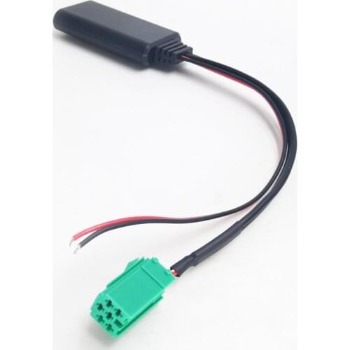 Biurlink 10Pcs Universal Car Radio ISO Port Harness Cable Mini ISO Connector Plug Green Contacts for Renault Volkswagen Fiat