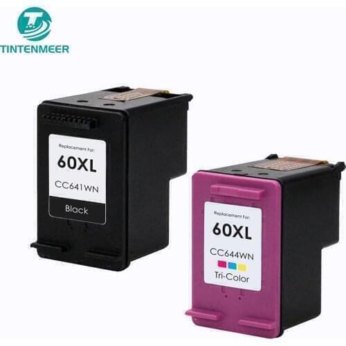 TINTENMEER cartridge compatible for hp 60 xl PhotoSmart C4700 C4740 C4750 C4780 C4783 C4795 C4799 D110a F2400 printer