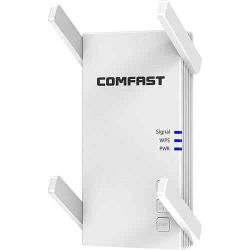 Comfast Gigabit Router AC2100 2.4G 5GHz Dual Band 2100Mbps Wireless Wifi Repeater with 4 High Gain Antenna Wider Wi-fi Amplifer