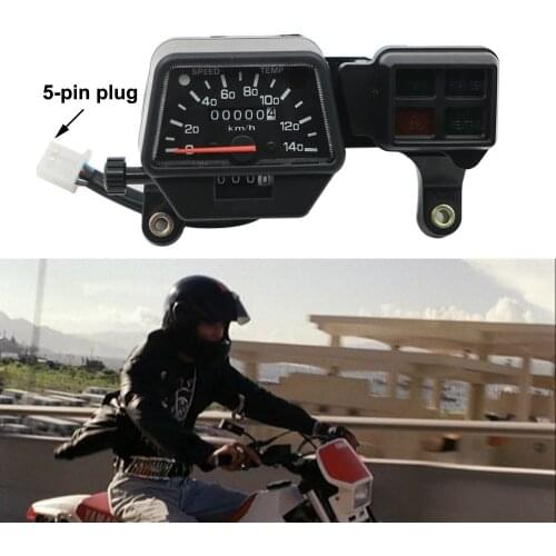 For Yamaha DT125R DT200R DT200WR XT 600 Motorcycle Speedometer Kilometer Odometer Clock Instrument Shell Meter Gauge Tachometer