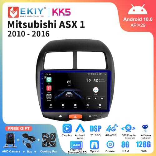 EKIY Touch Screen DSP Android Radio For Mitsubishi ASX Auto Stereo Multimedia Video Car Player GPS Navigation Head Unit No 2 Din