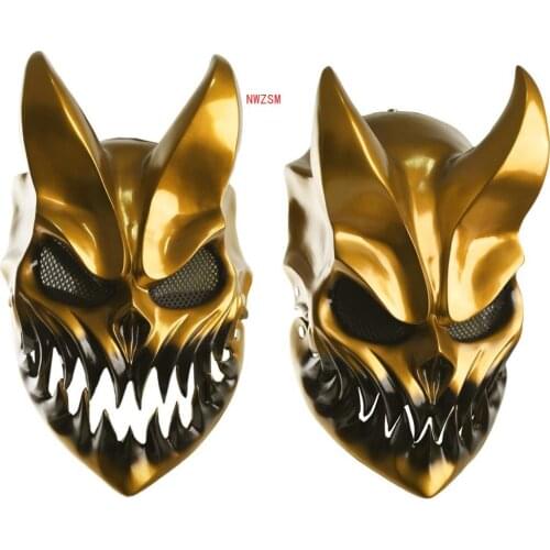Halloween Slaughter To Prevail Mask Deathmetal Kid of Darkness Demolisher Shikolai Demon Masks Brutal Deathcore Cosplay Prop