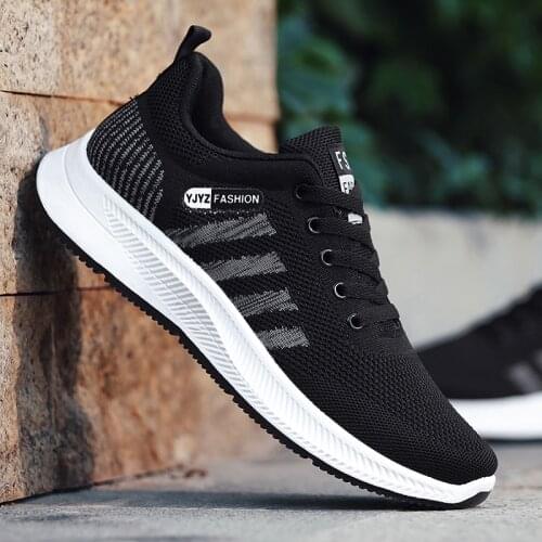 Men Sneakers 2021 New Arrivals Sneakers Mesh Breathable Sports Shoes Outdoor Male Walking Shoes Men Sapatilhas Homem Shoes Men