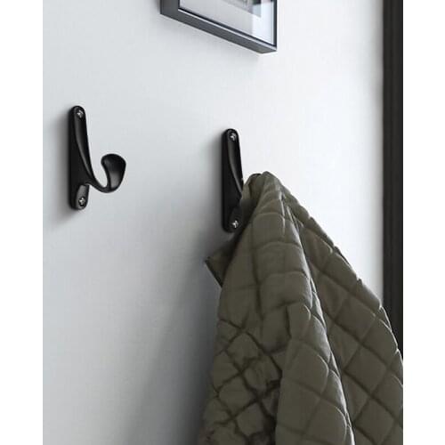 Black White Silver Wall Hooks Hanging hooks Snap ring Pegboard Carabiner Livingroom Kitchen Accessories