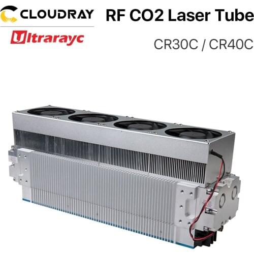 Ultrarayc CO2 RF Laser Tube 30W 40W 10.6um Metal Laser Tube CR30C / CR40C for Co2 Laser Marking Machine Cutting Machine