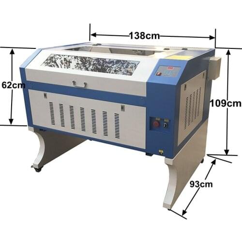 Free Shipping TS6090 CO2 100W laser engraving machine cnc Cutter Machine