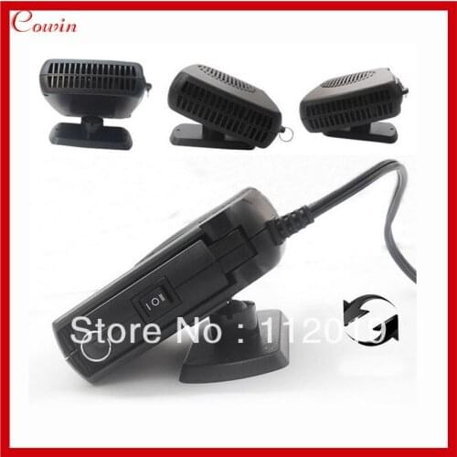 New Fast warm 12V RotateCar Auto Vehicle Portable Ceramic Heater Warmer Heating Cooling Fan Defroster tool