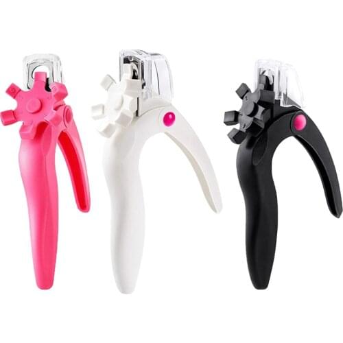 1PC Professional U-shaped Nail Clipper With Scale Nail Tip Trimmer False Tips Colorful Edge Cutters Toenail Scissors Nail Tool