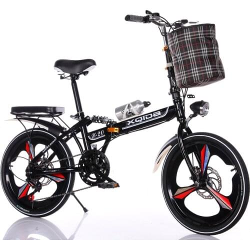 Folding Bicycles Variable Damping Disc Brake Childrens Mountain Bike 20inch