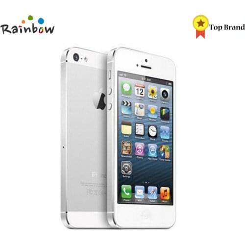 Original iPhone 5 Factory Unlocked 16GB/32GB/64GB Storage GPS WIFI Dure Core 4.0 Screen Cell Phone
