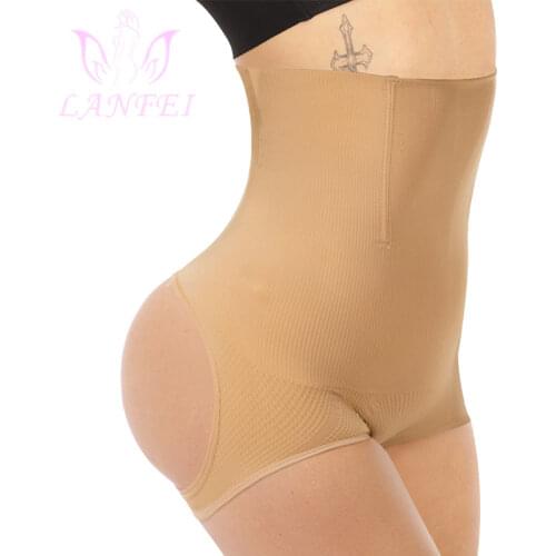 LANFEI High Waist Trainer Trimmer Panties Women Seamless Body Shaper Butt Lifter Shapewear Tummy Control Slimming Push Underwear