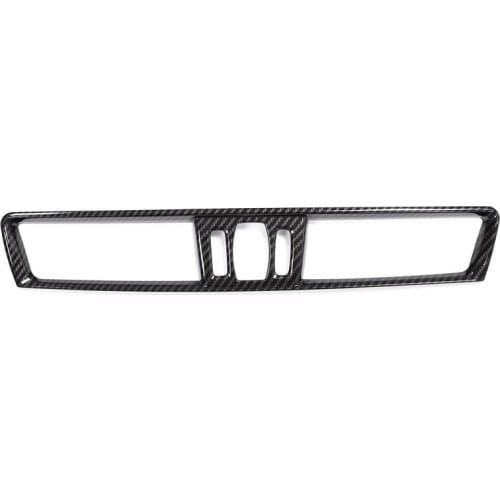 Carbon Fiber For Bmw X1 F48 2016-2018 Car Accessories Abs Plastic Chrome Console Air-Conditioning Vent Cover Trim For Bmw X2 F