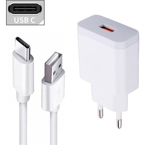 Alcatel 1 1x 3 5 Phone Charger 5V 2A USB Wall adapter Type C Micro Charge Cable For Samsung A21S A2 Core J4 J1 Ace OnePlus 6T 3T