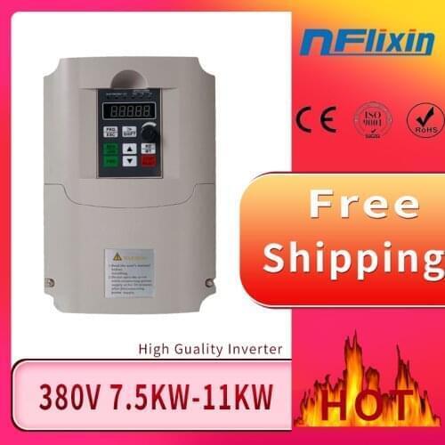 11KW 380VAC VFD Variable Frequency Driver 3-Phase Universal Mini Variable Frequency Driver Frequency Converter nflixin series