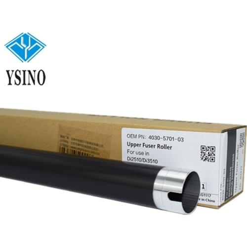 2PCS X High Quality 4030-5701-03 Upper Fuser Heat Roller DI2510 Hot Roller For Konica Minolta Bizhub 200 250 350 Di2510 Di3510