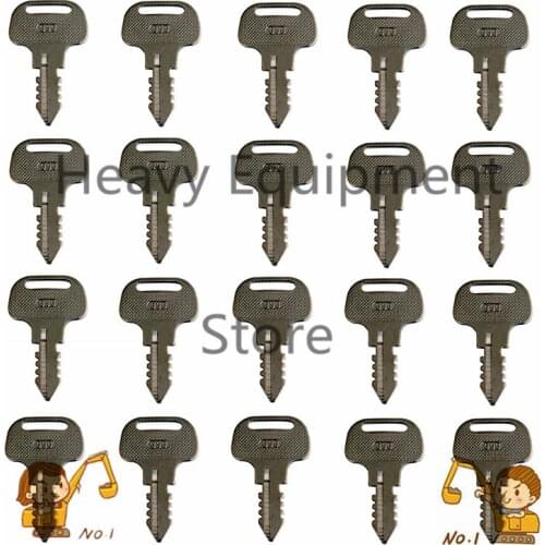 20 Pcs 393 Heavy Equipment key For Kubota B M GL RTV ALL Series Tractor Excavator Construction
