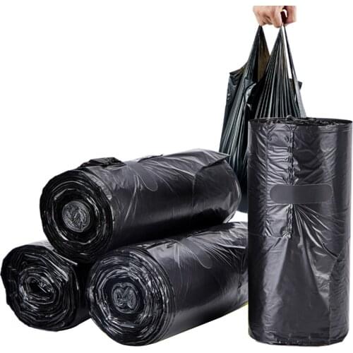 50Pcs/Roll 45*63mm Garbage Bag Trash Bags Disposable Plastic Home Kitchen Tool