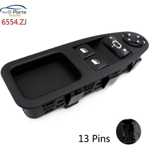 6554.ZJ New Power Window Switch Control Button For Fiat Scudo Citroen Jumpy Citroen Dispatch Peugeot Expert Master 2007-2016