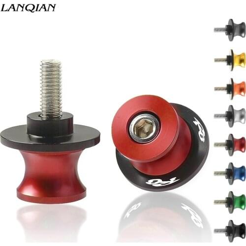 6MM Motorcycle Accessories Swing Spools Slider Stand Screw Swingarm Sliders Arm Drop For Yamaha YZF R6 1998 1999 - 2015 2016