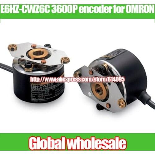 1pcs E6HZ-CWZ6C 3600P / R 2M rotary encoder for OMRON / 3600 line hollow shaft encoder